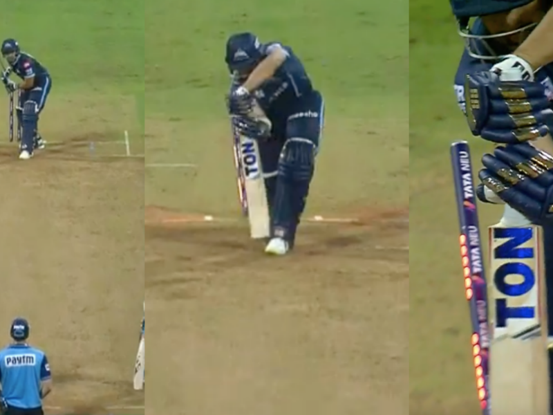 GT vs SRH: Watch - Umran Malik Bags 5th Wicket As He Brings Down Abhinav Manohar's Stumps