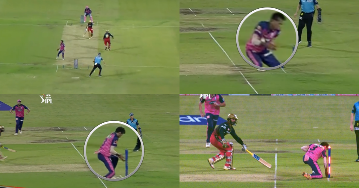 RCB vs RR: Watch - Yuzvendra Chahal Almost Messes Up A Chance To Run Out Dinesh Karthik; But Succeeds In The End