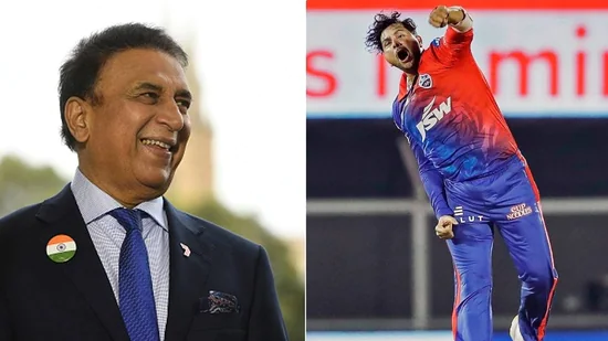 Sunil Gavaskar and Kuldeep Yadav
