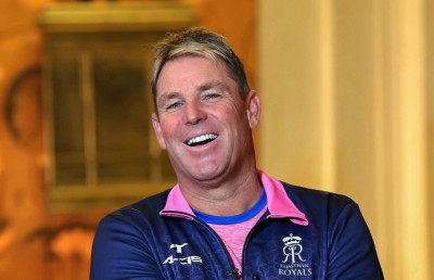 Shane Warne for RR. Photo- Twitter