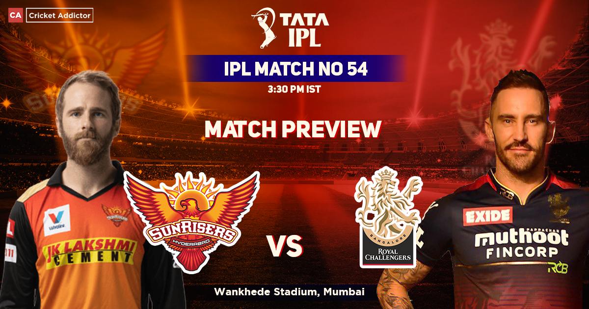 Sunrisers Hyderabad vs Royal Challengers Bangalore Match Preview, IPL ...