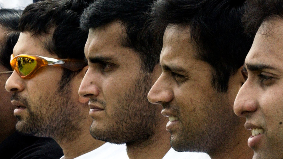 Indian Middle Order Of Early 2000's (Image Credits: Twitter) 