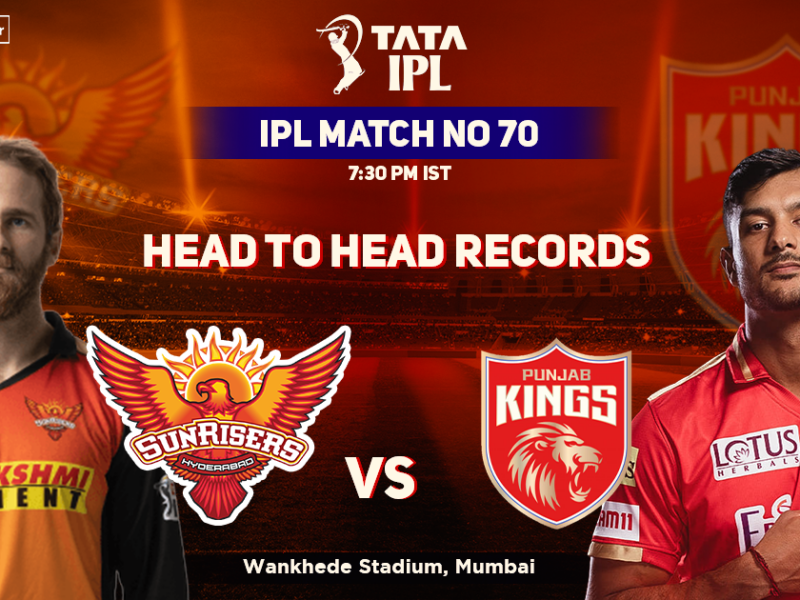 Sunrisers Hyderabad vs Punjab Kings Head To Head Records, IPL 2022, Match 70, SRH vs PBKS