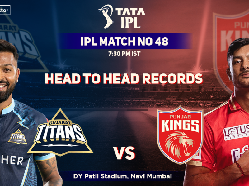 Gujarat Titans vs Punjab Kings Head To Head Records, IPL 2022, Match 48, GT vs PBKS