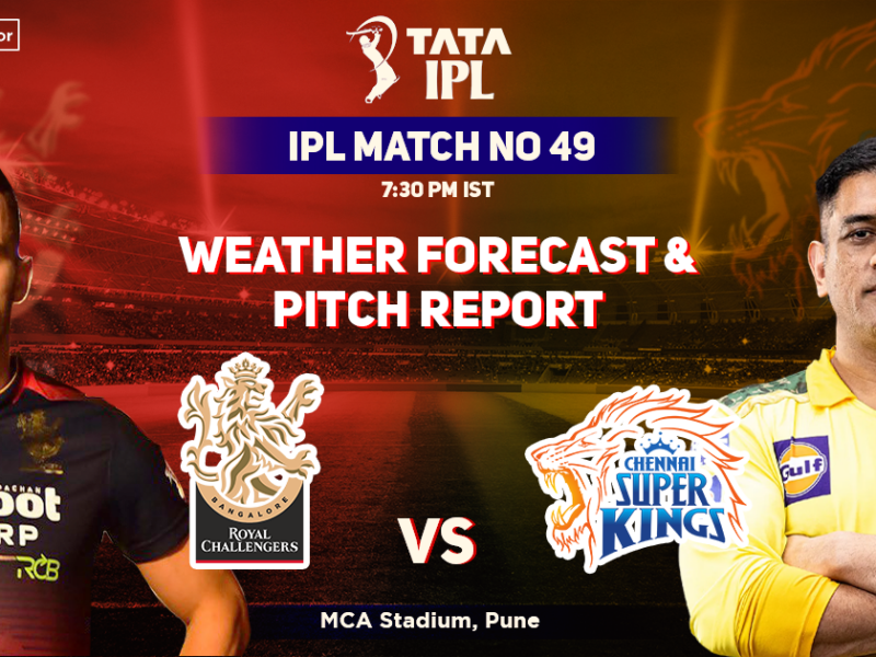 Royal Challengers Bangalore vs Chennai Super Kings Pitch Report And Weather Forecast, IPL 2022, Match 49, RCB vs CSK