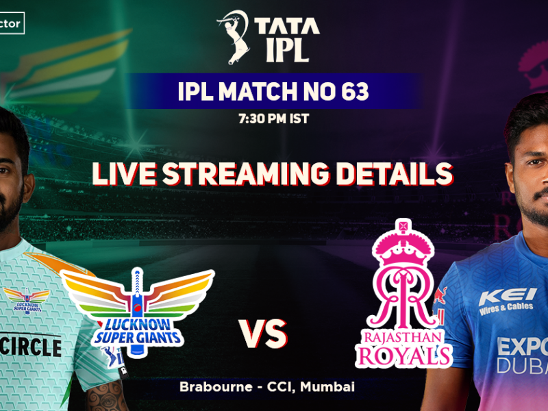 Lucknow Supergiants vs Rajasthan Royals Live Streaming Details: When And Where To Watch LSG vs RR Match Live In Your Country? IPL 2022, Match 63, LSG vs RR