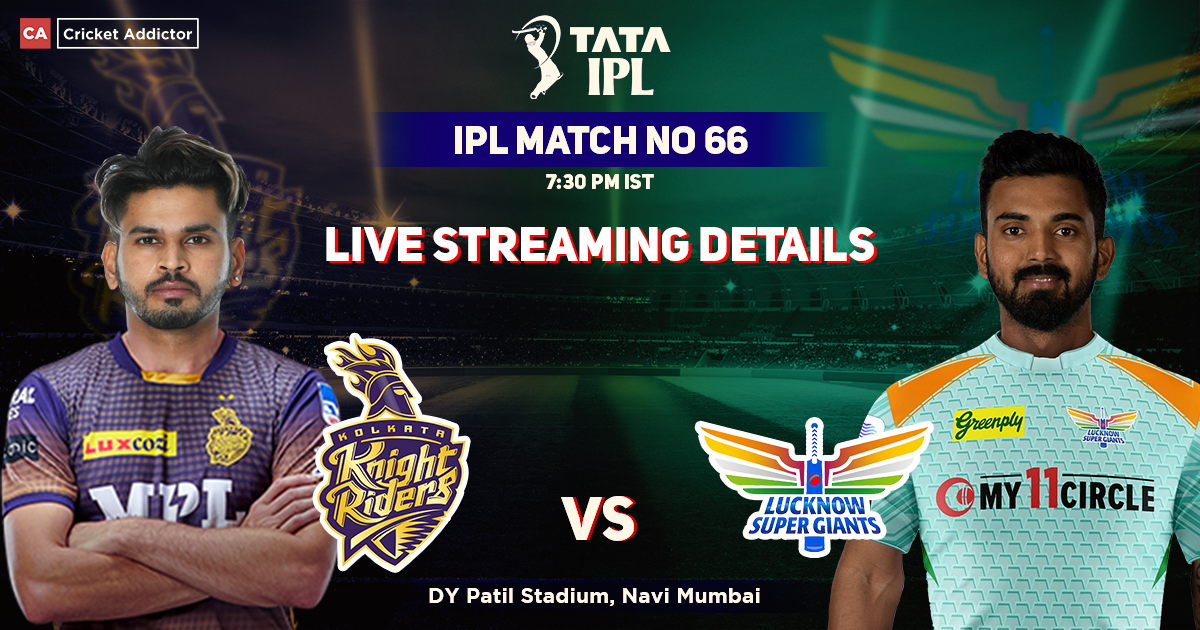 IPL live: Watch KKR vs LSG cricket free stream online, TV on Jio Cinema  today | Sporting News India