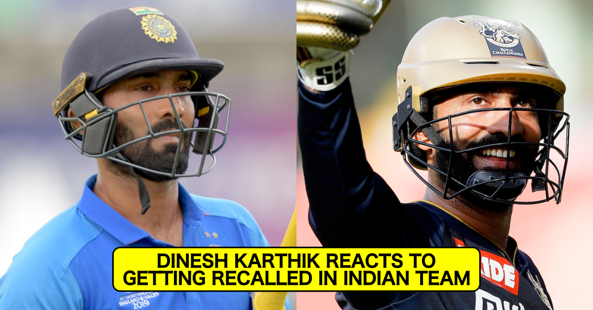 IND vs SA: Dinesh Karthik Reacts After Getting A Recall In Indian Cricket Team
