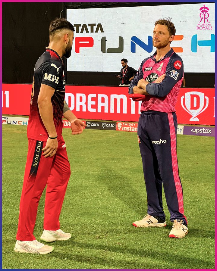 Virat Kohli and Jos Buttler (Image Credits: Twitter)