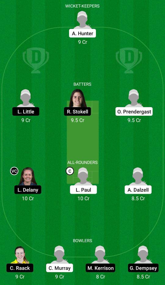DG-W vs TYP-W Dream11 Prediction Fantasy Cricket Tips Dream11 Team Ireland Women’s ODD 