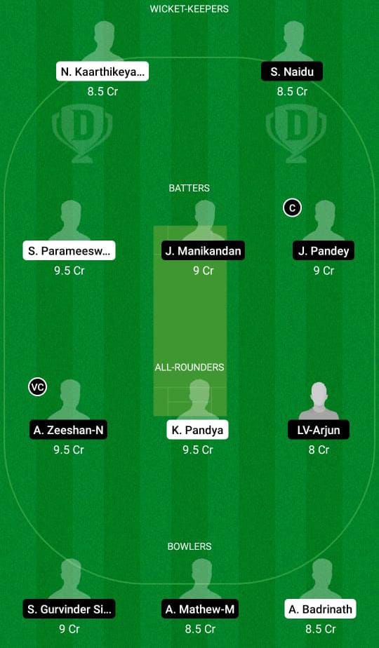 PAT vs TIT Dream11 Prediction Fantasy Cricket Tips Dream11 Team BYJU's Pondicherry T10 