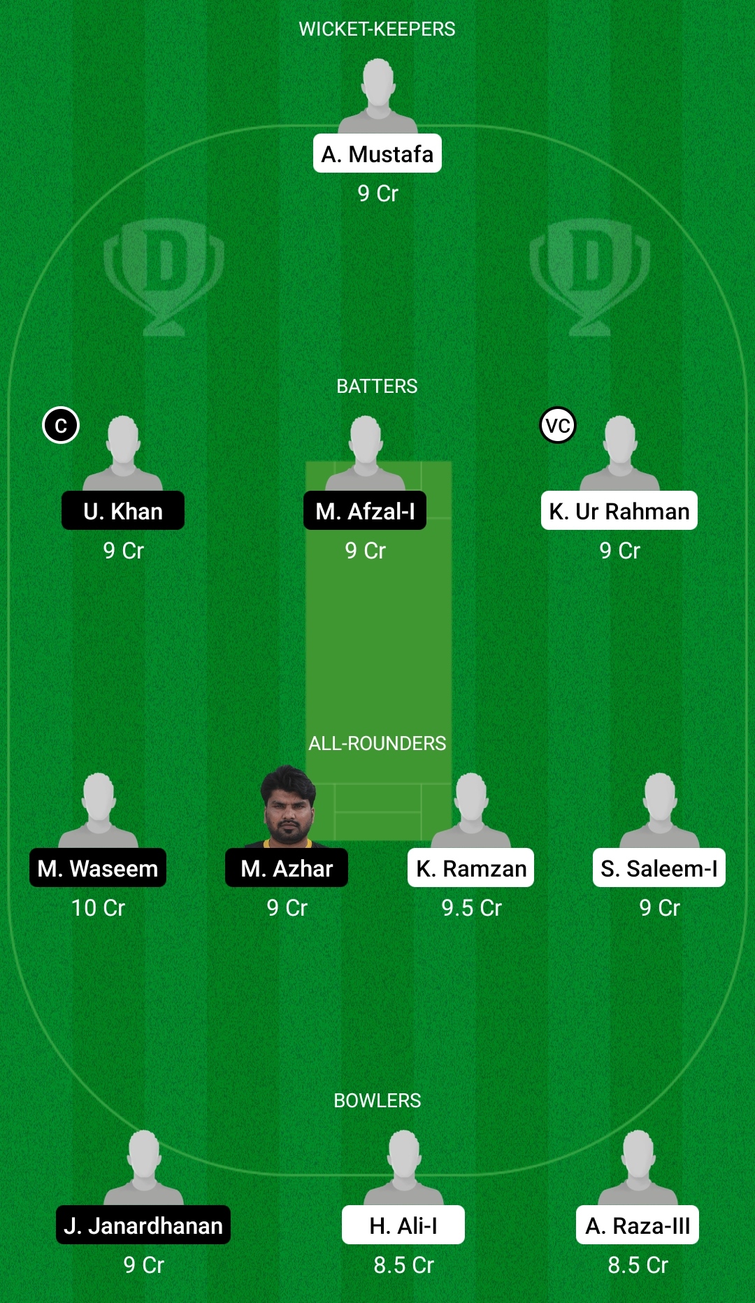 HKZ vs BG Dream11 Prediction Fantasy Cricket Tips Dream11 Team Sharjah Ramadan T10 League 