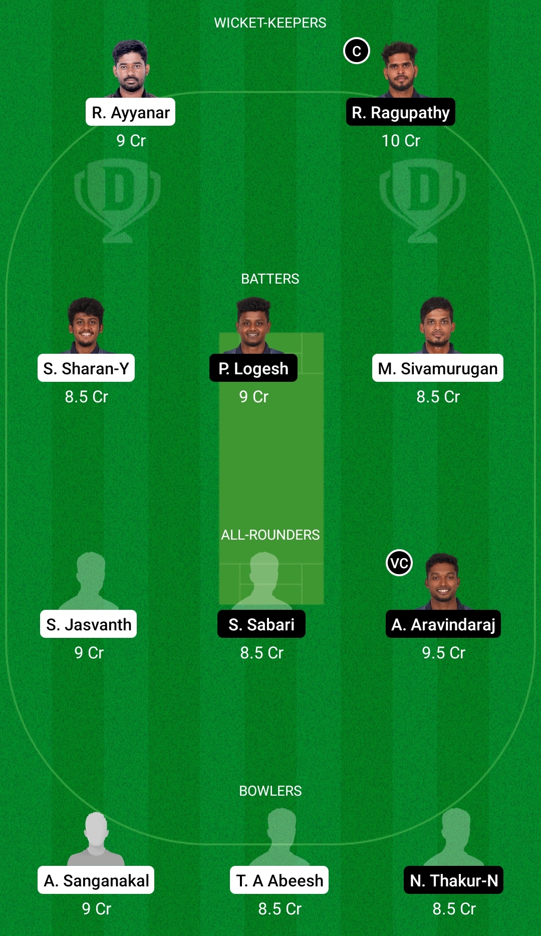 EAG vs ROY Dream11 Prediction Fantasy Cricket Tips Dream11 Team BYJU's Pondicherry T10 