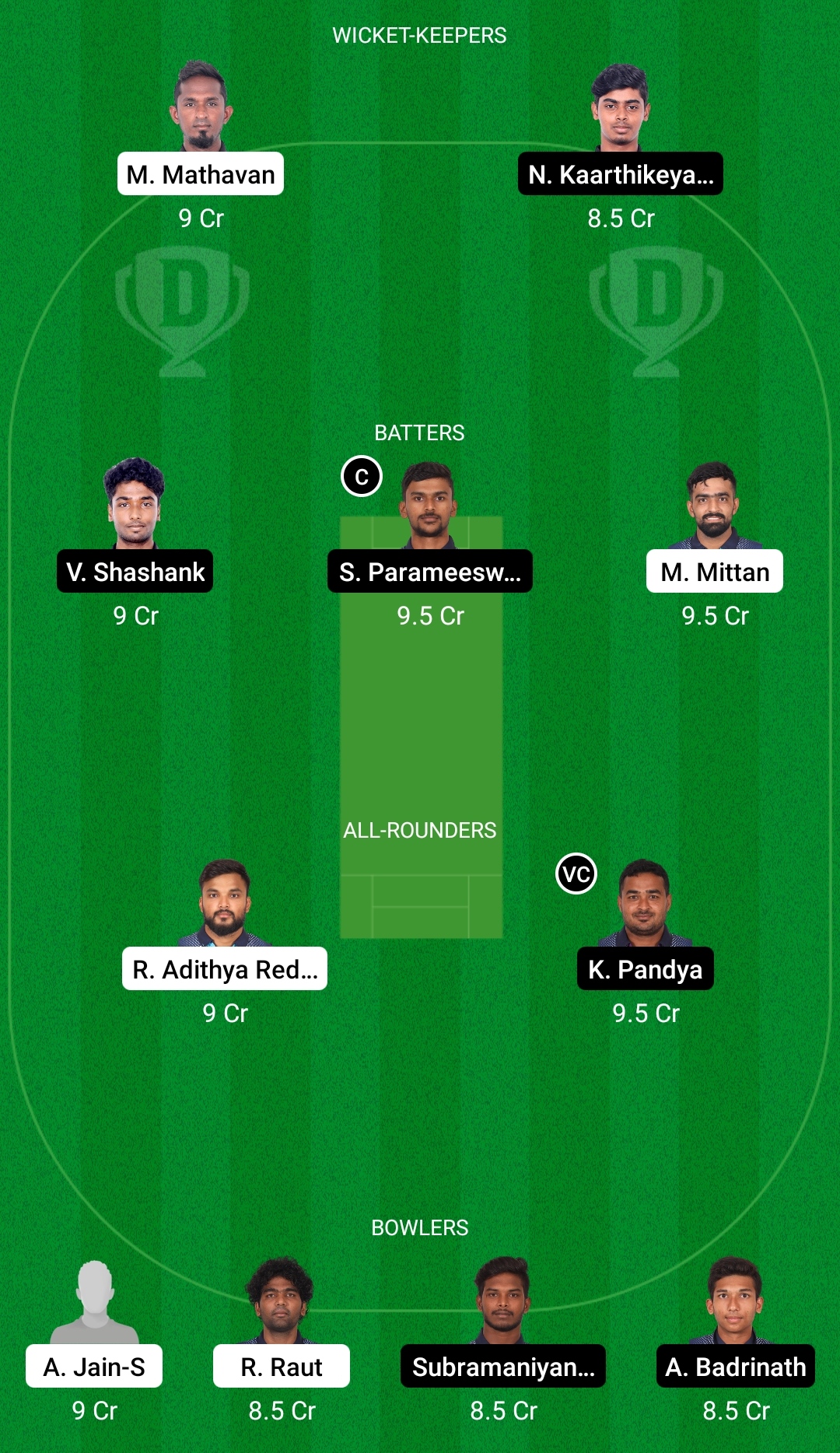 SMA vs PAT Dream11 Prediction Fantasy Cricket Tips Dream11 Team BYJU's Pondicherry T10 