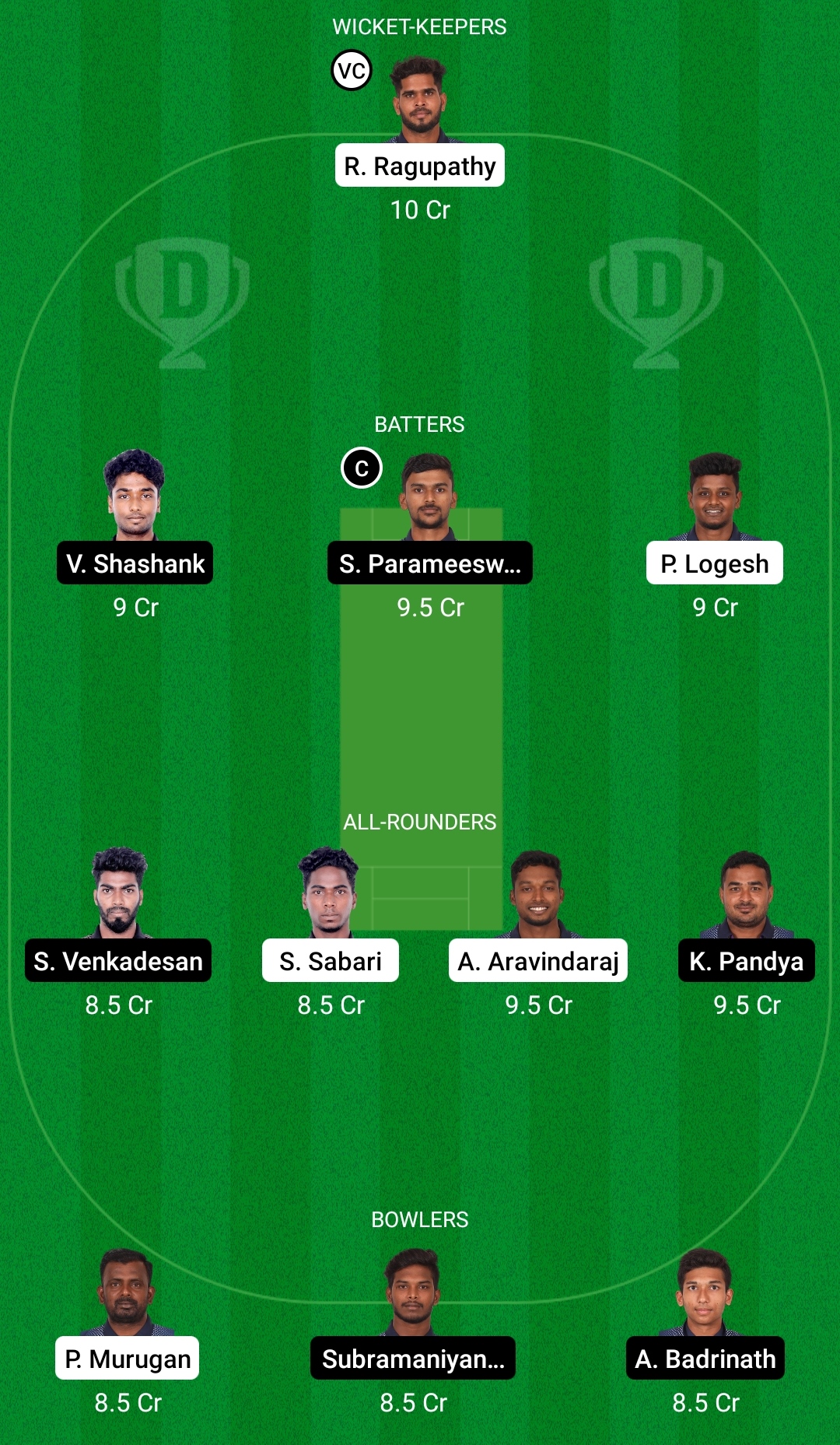 ROY vs PAT Dream11 Prediction Fantasy Cricket Tips Dream11 Team BYJU's Pondicherry T10 