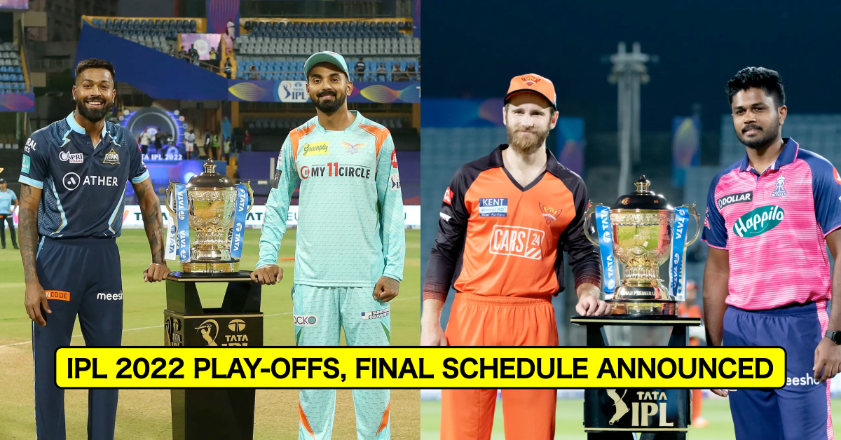 Just IN: BCCI Announces Schedule For IPL 2022 Play-Offs And Final