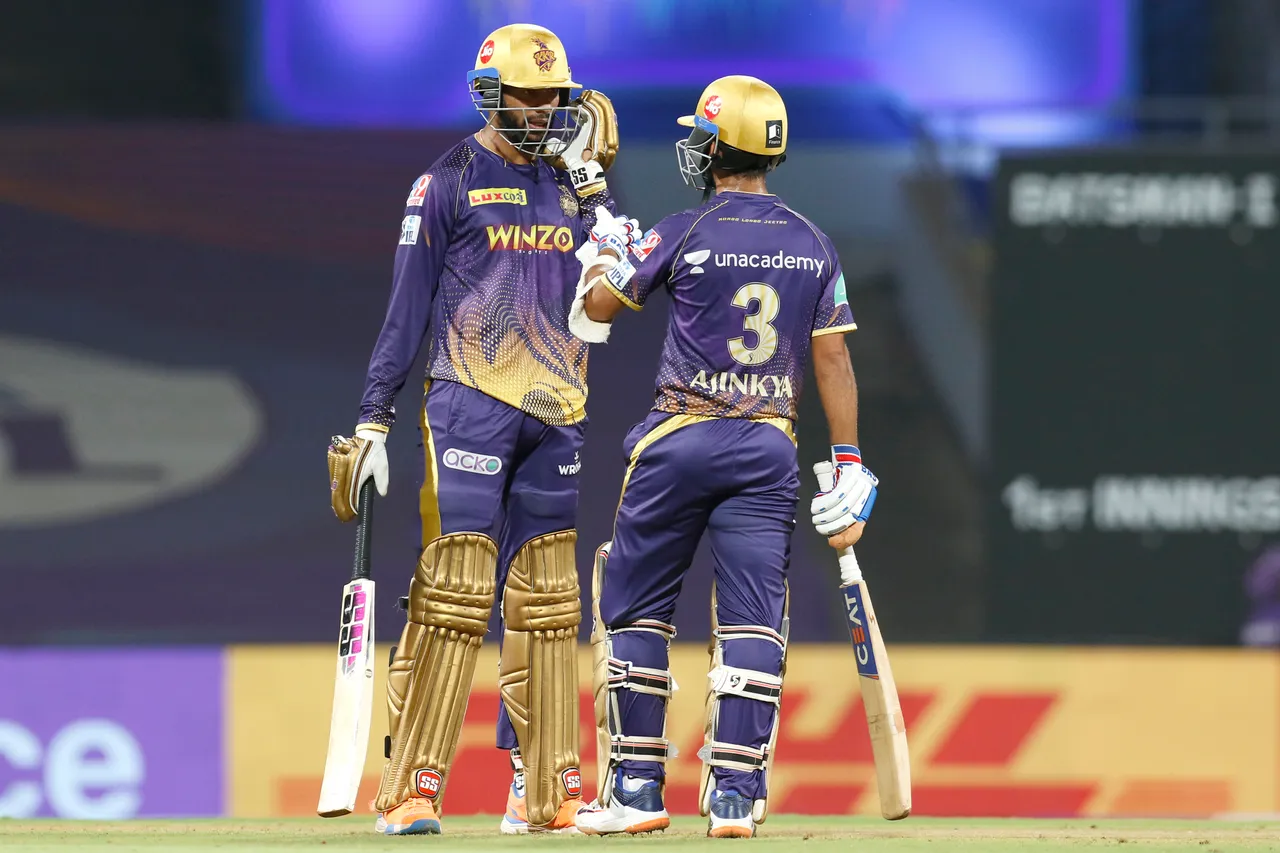 Ajinkya Rahane, Venkatesh Iyer , Photo Credit IPL