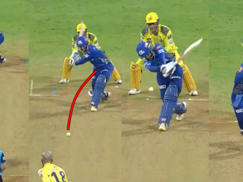 CSK vs MI: Watch - Moeen Ali Gets Hrithik Shokeen Clean Bowled With A Big Turning Off-Spinner