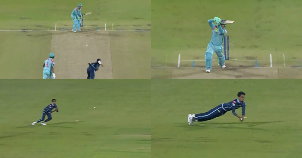 LSG vs GT: Watch – Sai Kishore Grabs A Stunning Diving Catch To Send ...