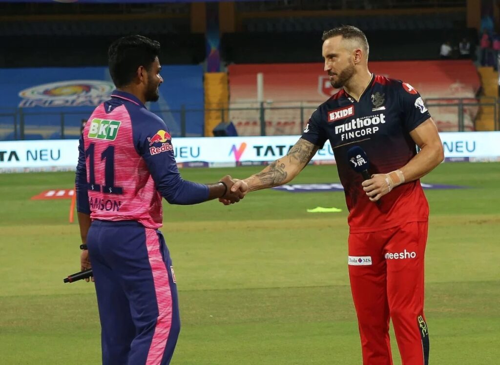 Sanju Samson and Faf du Plessis