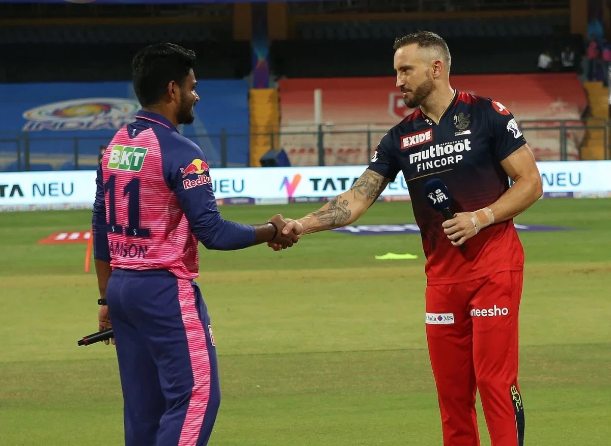 Sanju Samson and Faf du Plessis, RR vs RCB, IPL 2022