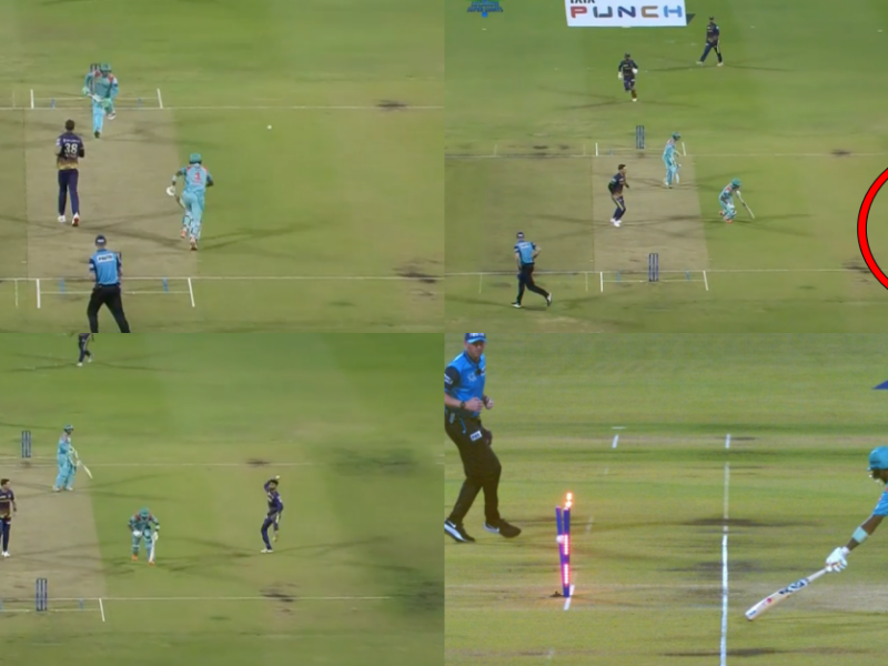 LSG vs KKR: Watch - Miscommunication Causes KL Rahul To Be Dismissed For A Diamond Duck