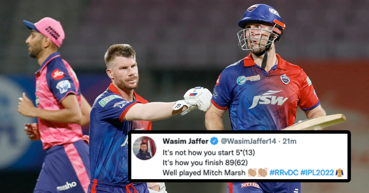 RR vs DC: Twitter Reacts As All-Round Performance From Mitchell Marsh Keeps DC Playoff Hopes Alive