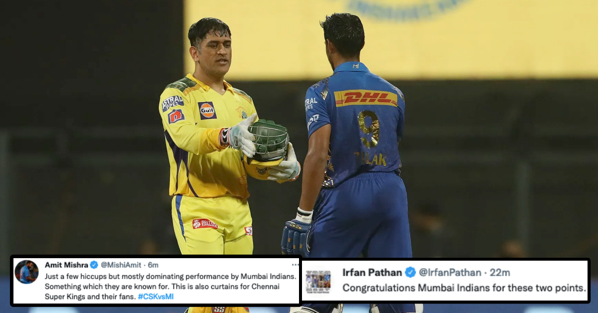 CSK vs MI: Twitter Reacts As Mumbai Demolish Chennai In Lop-Sided El Clasico