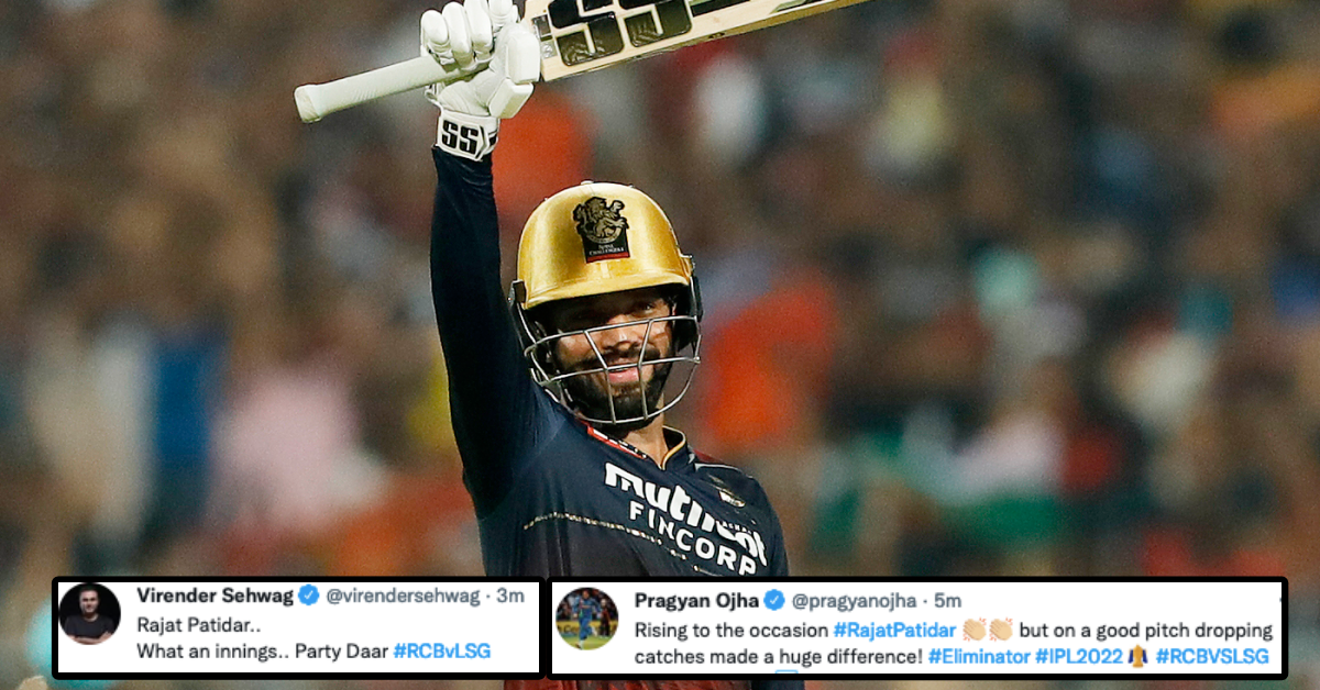 LSG vs RCB: Twitter Erupts As Rajat Patidar Becomes First Uncapped Indian To Smash A Century In IPL Playoffs