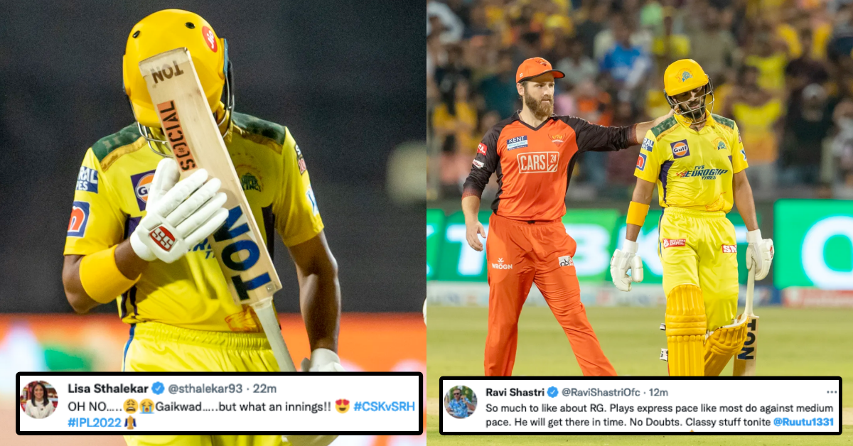 SRH vs CSK: Twitter Reacts As Ruturaj Gaikwad Misses His 2nd Century In IPL By 1 Run
