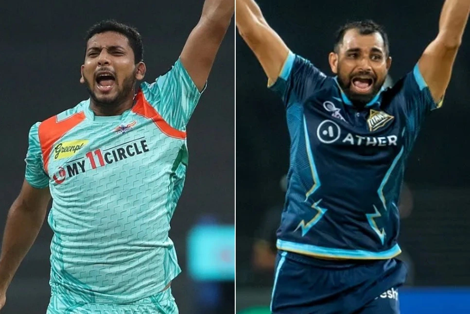 Mohsin Khan, Mohammed Shami. Image: IPL