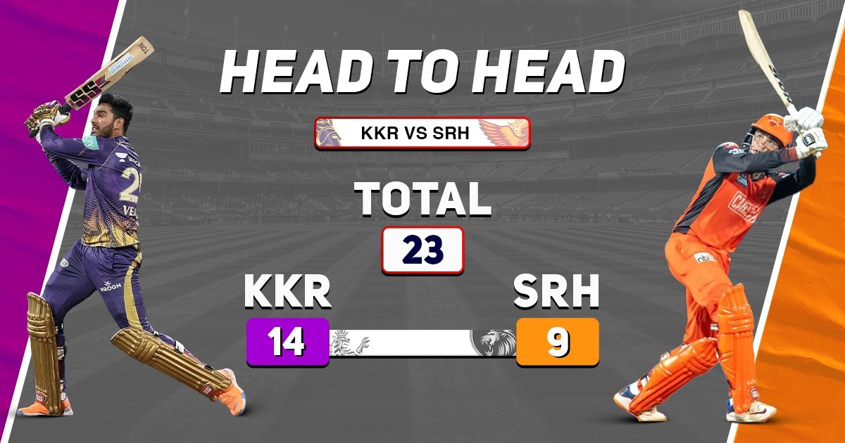 KKR vs SRH Head to Head Records, IPL 2022