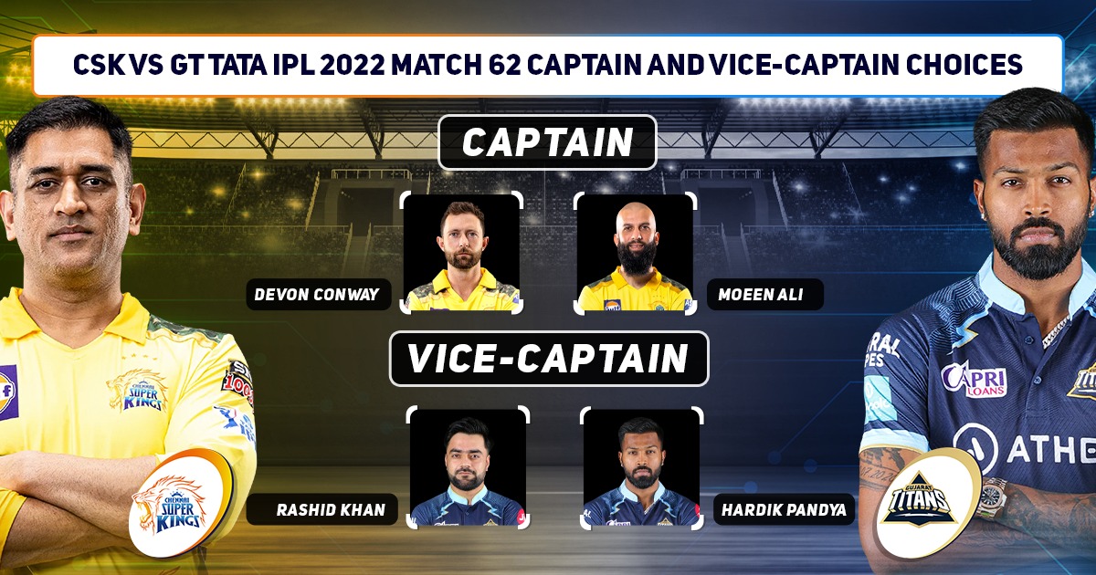 CSK vs GT Captaincy And Vice-Captaincy Choices