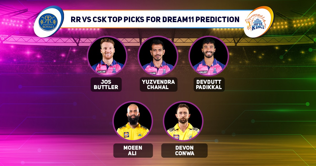 Top Picks For RR vs CSK Dream11 Prediction
