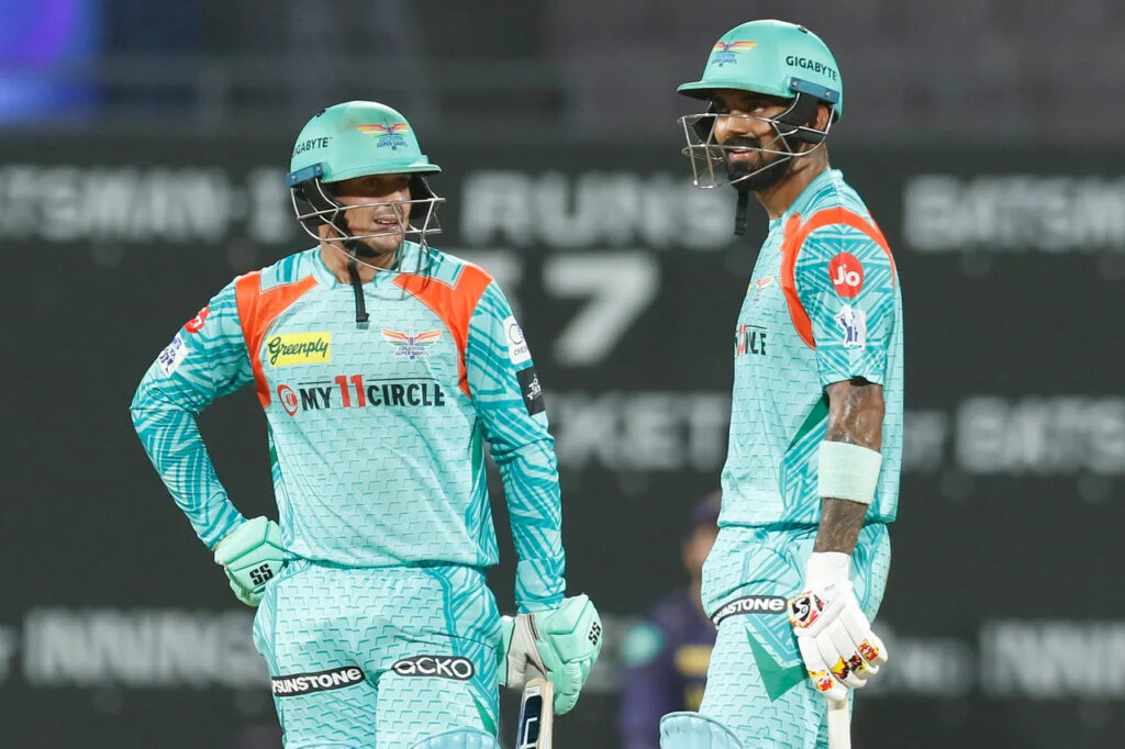 Quinton de Kock and KL Rahul.Photo-IPL