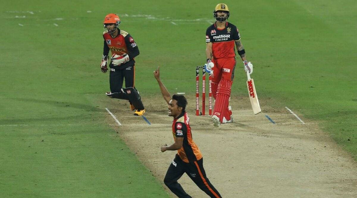 Sandeep Sharma vs Virat Kohli (Image Credits: Twitter)
