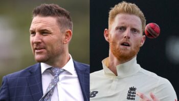 Brendon Mccullum And Ben Stokes. Photo- SKy Sports