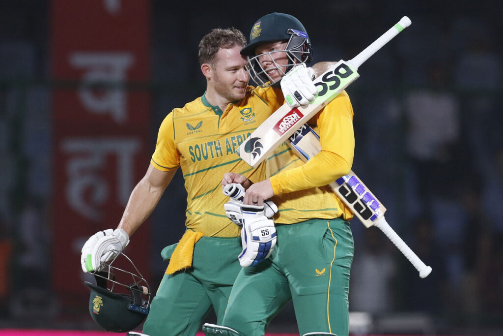 David Miller and Rassie van der Dussen (Image Credits: Twitter)