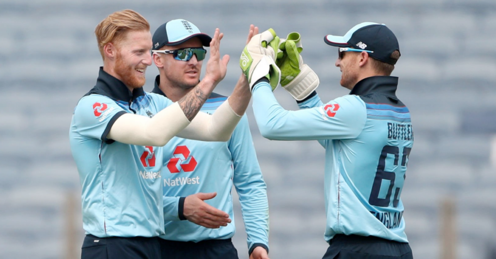 Ben Stokes, Jos Buttler, Jason Roy