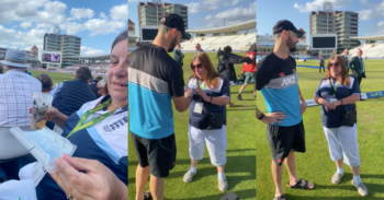 ENG vs NZ: Watch – Daryl Mitchell Apologises To A Fan For Spilling Her Beer With A Six On Day 1 Of 2nd Test vs England In Nottingham