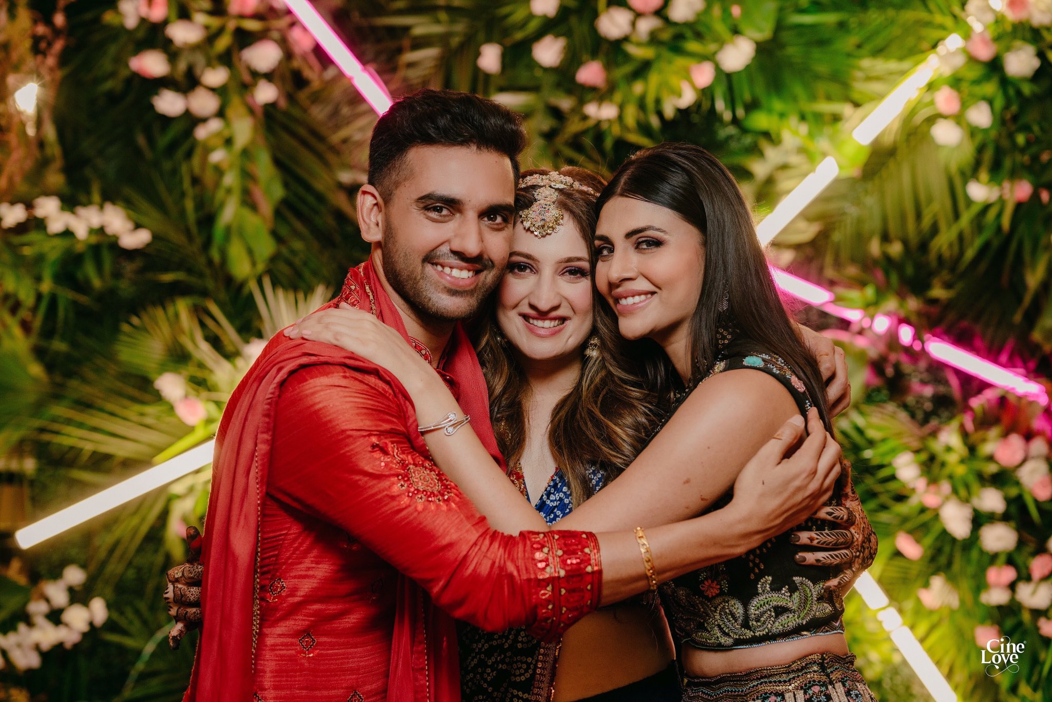 Malti Chahar and Brother Deepak Chahar. Photo- Twitter