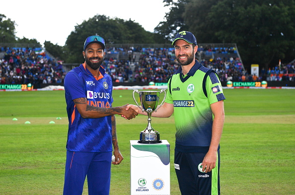 Hardik Pandya and Andrew Balbirnie, India vs Ireland, IRE vs IND