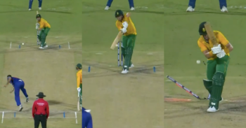IND vs SA: Watch - Harshal Patel’s Slower Full Toss Rattles Dwaine Pretorius’ Stumps