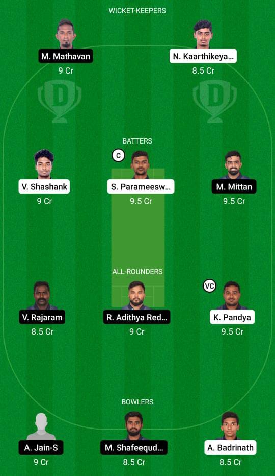 PAT vs SMA Dream11 Prediction Fantasy Cricket Tips Dream11 Team BYJU's Pondicherry T10 