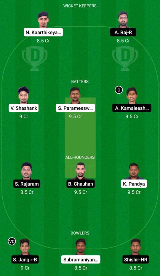 PAT vs KGS Dream11 Prediction Fantasy Cricket Tips Dream11 Team BYJU's Pondicherry T10 