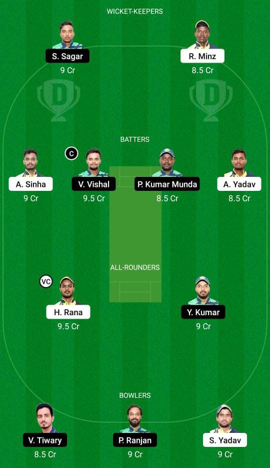 RAN vs DHA Dream11 Prediction Fantasy Cricket Tips Dream11 Team BYJU's Jharkhand T20 