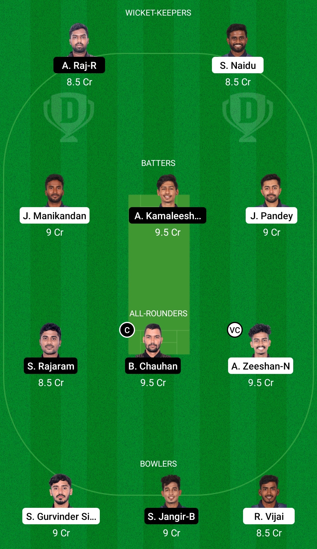 TIT vs KGS Dream11 Prediction Fantasy Cricket Tips Dream11 Team BYJU's Pondicherry T10 
