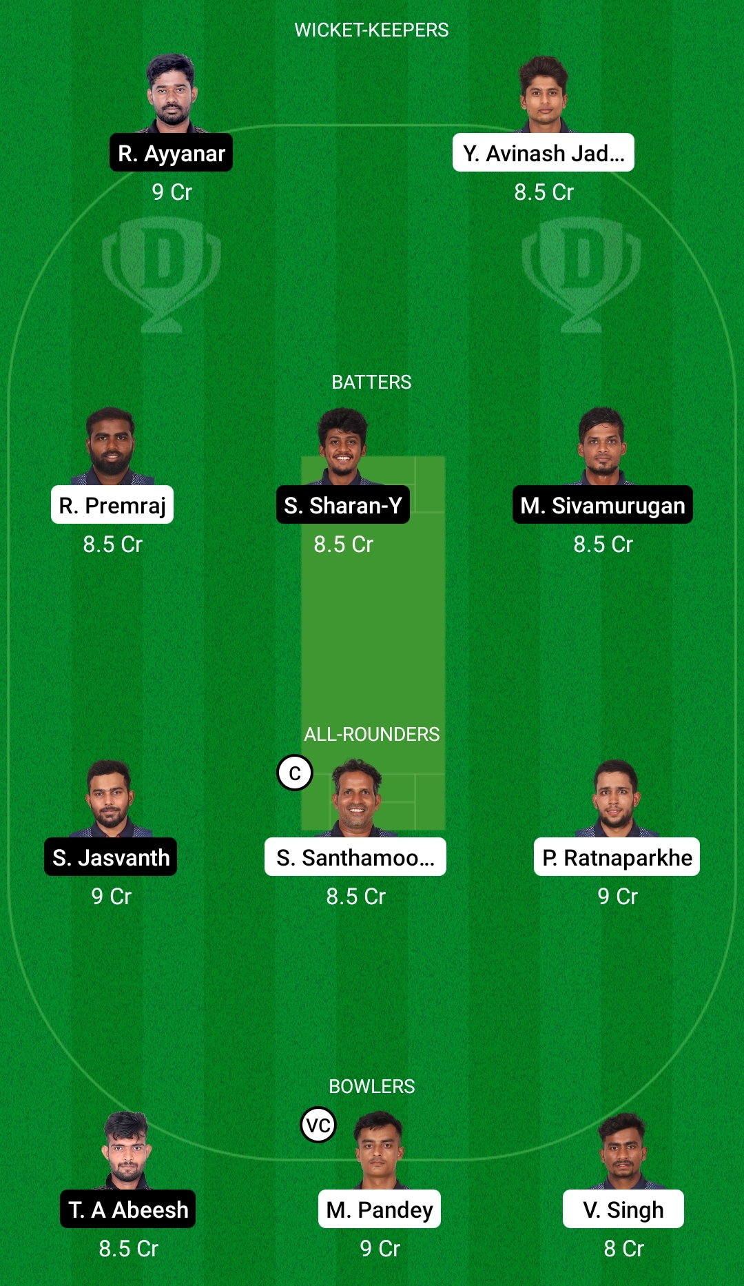 WAR vs EAG Dream11 Prediction Fantasy Cricket Tips Dream11 Team BYJU's Pondicherry T10 
