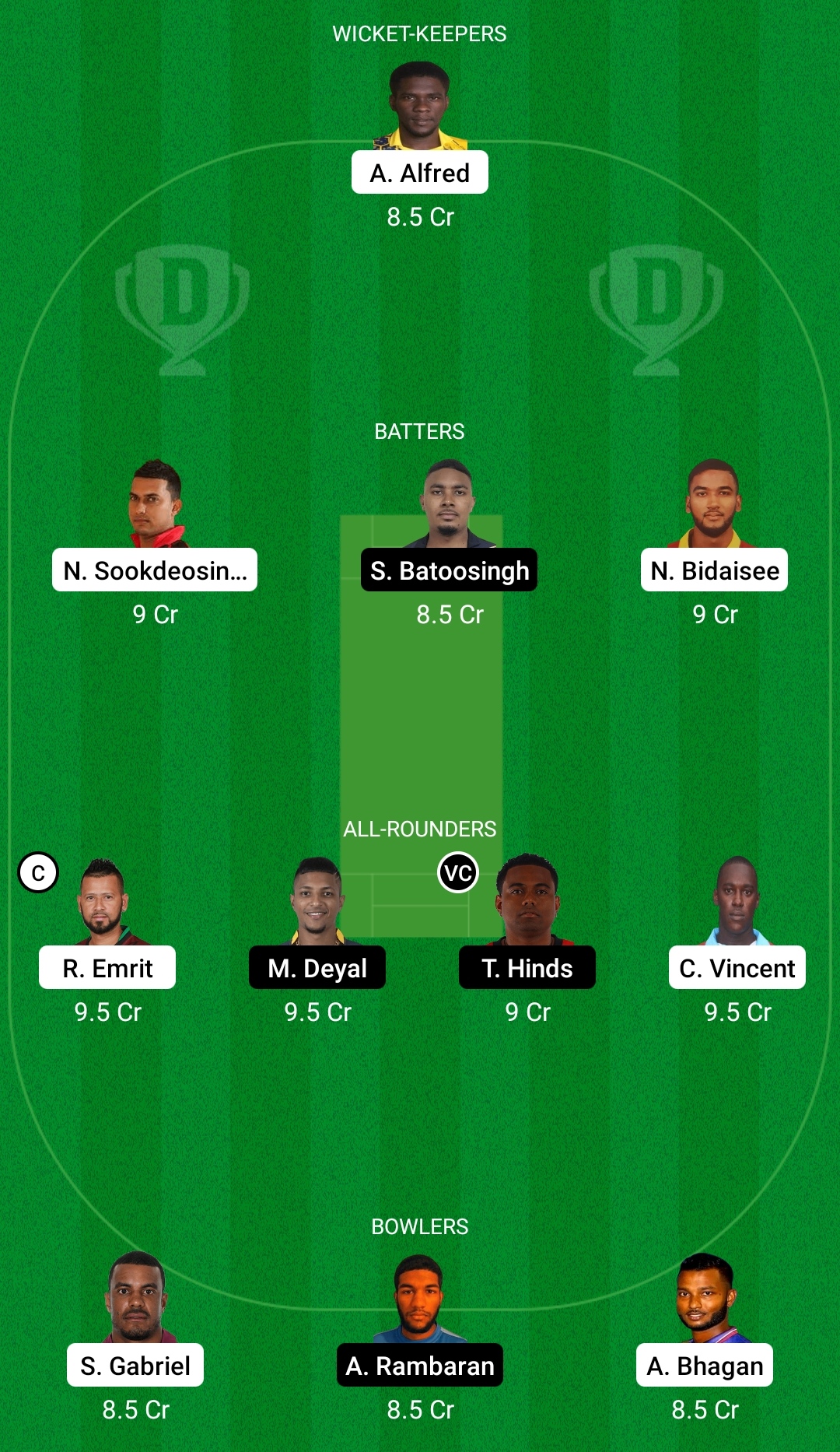 BLD vs LBG Dream11 Prediction Fantasy Cricket Tips Dream11 Team Dream11 Trinidad T10 Blast 