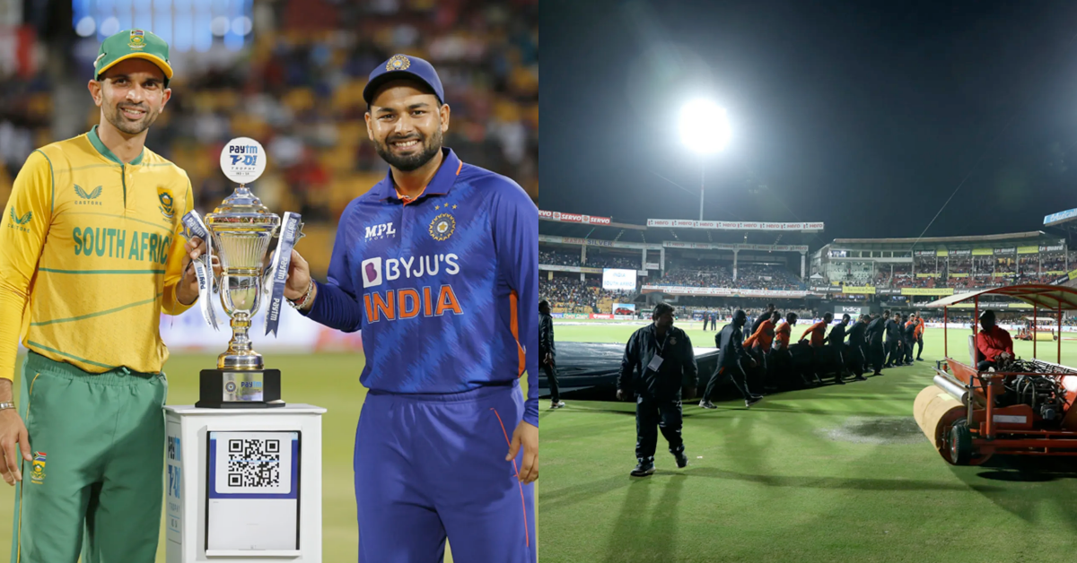 भारत बनाम दक्षिण अफ्रीका: बैंगलोर में 5वां टी20 मैच रद्द, सीरीज 2-2 से बराबरी पर समाप्त